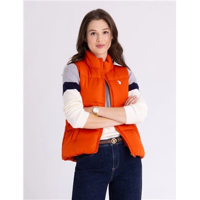 CLASSIC PUFFER VEST WITH ZIP POCKETS