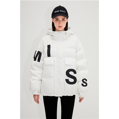 Anorak con capucha Blanco