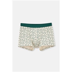 Dagi, Krem 5210 Desenli Pamuk Boxer
