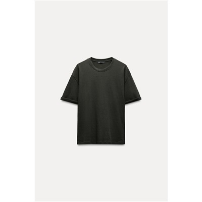 FITTED COTTON T-SHIRT