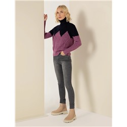 Koyu Gri Skinny Fit Jean Pantolon