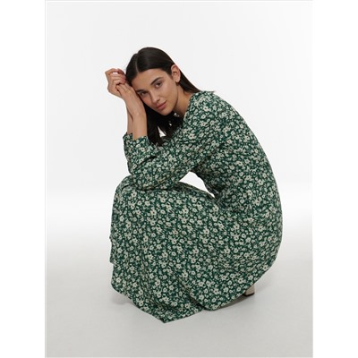 EcoVero™ Gemusterte Bluse