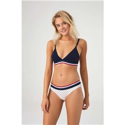 U.S. Polo Assn. Pamuklu Lacivert Büstiyer Puantiyeli Slip Takım U6S62P53