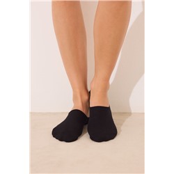 Calcetines invisibles negros estrellas