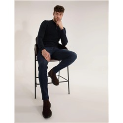 Lacivert Slim Fit Kazak