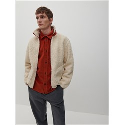 Wendejacke aus Lammfellimitat