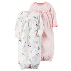 2-Pack Babysoft Sleeper Gowns