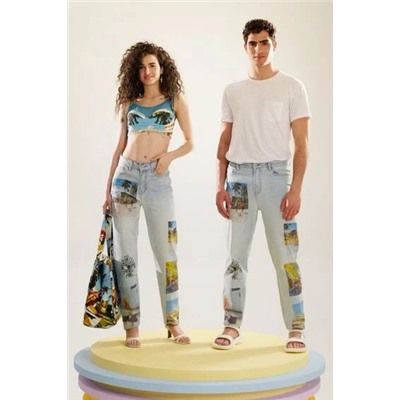 Jean unisex recto South Beach