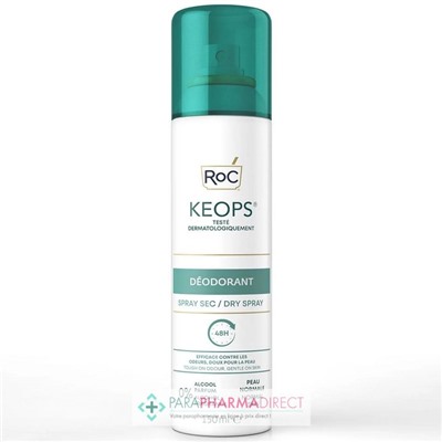 Roc Keops - Déodorant - Spray Sec - Peau Normale 150 ml