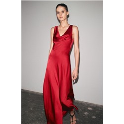 ZW COLLECTION LONG SATIN DRESS