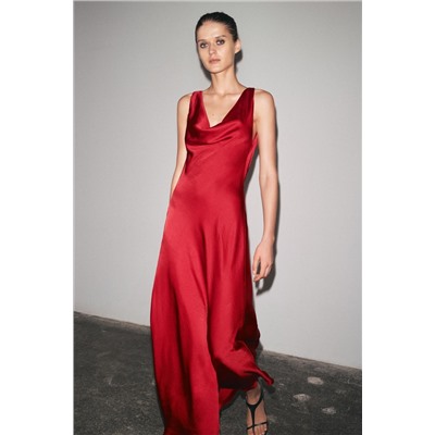 ZW COLLECTION LONG SATIN DRESS