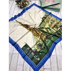 Платок женский с городским принтом (90*90 см.) арт. 243575