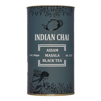 BHARAT BAZAAR Black tea Assam Masala Чай чёрный Ассам Масала 100г