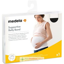 Medela Supportive Belly Band - Bandeau de Soutien Grossesse - Noir - Taille L