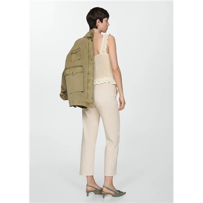 Jeans slouchy cintruón vuelta