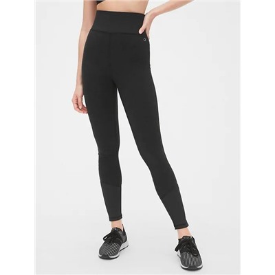 GapFit High Rise Full Length Leggings in Brushed Tech Jersey