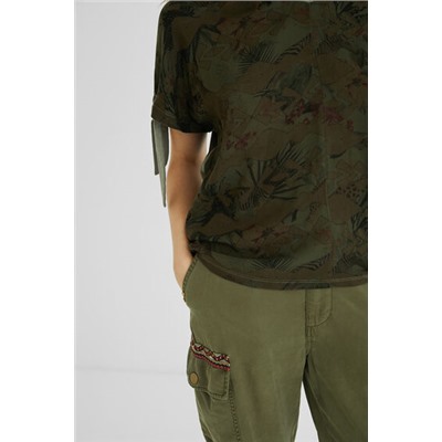 Camiseta tropical lazos