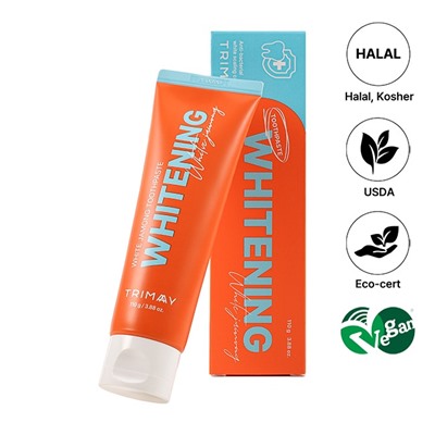 (Orange) Whithening White Jamong Toothpaste Отбеливающая зубная паста с растительными экстрактами