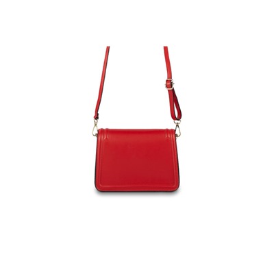 Bandolera de piel Core Rojo