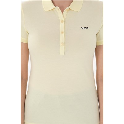 Kadın Limon Basic Polo Yaka Tişört