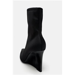 STRETCH WEDGE ANKLE BOOTS