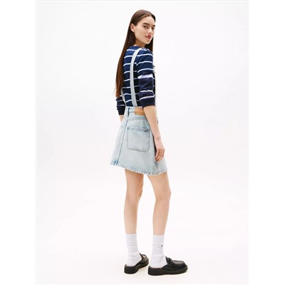 Tommy Jeans Faded Denim Overall Dress