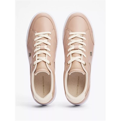 Monogram Leather Court Sneaker