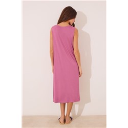 Camisón sin mangas rosa