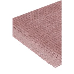 Laura Saçaklı Halı - Pembe - 200x290 cm