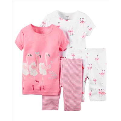 4-Piece Snug Fit Cotton PJs
