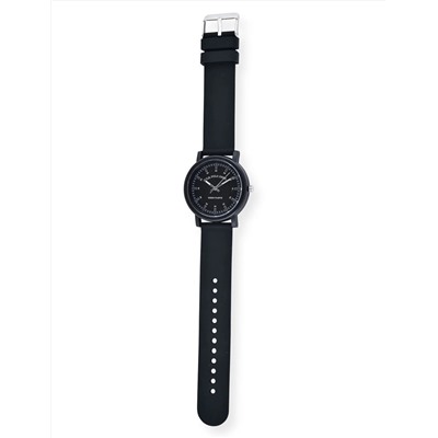 LADIES BLACK CLASSIC STRAP ANALOG WATCH