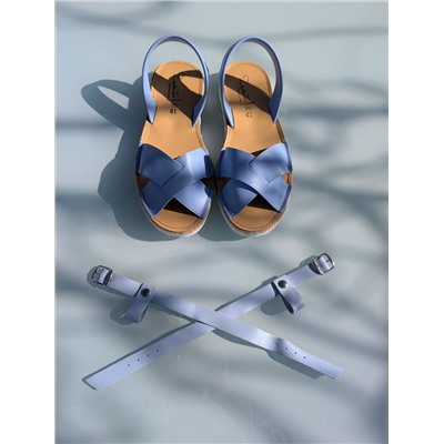 Босоножки от испанского производителья Ab.Zapatos Cruz-Yute celeste АКЦИЯ