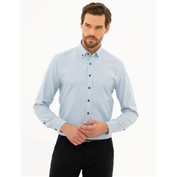 Mavi Regular Fit Uzun Kollu Gömlek