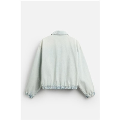 CAZADORA DENIM OVERDYED