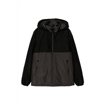 Chaqueta con capucha Negro
