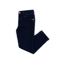 Kız Çocuk Koyu Mavi Jean Pantolon