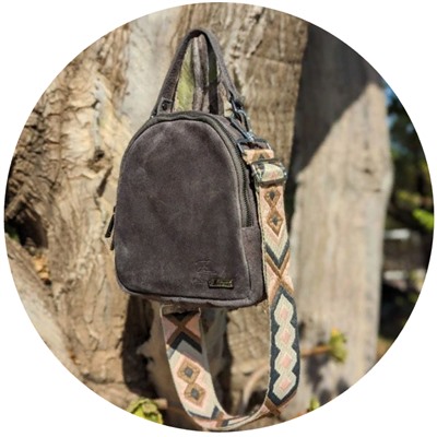 AB.Z · Pelle · mochila serraje (610) Gris-(150)-6 (10) АКЦИЯ