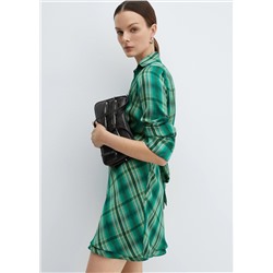 Vestido lazo cuadros