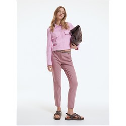 Zigarettenhose mit Gürtel