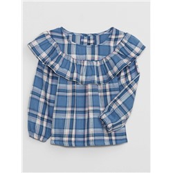 babyGap Ruffle Print Top