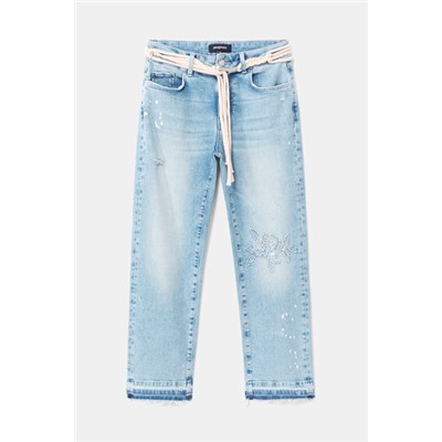Pantalón vaquero slim tobillero