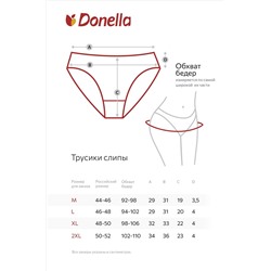 Женские кружевные трусы-бразилиана 5шт. Donella