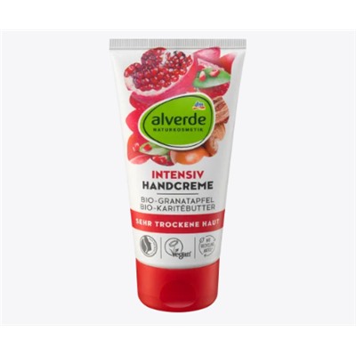 Intensiv Handcreme Bio-Granatapfel, Bio-Karitébutter, 75 ml
