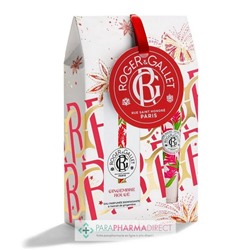Roger & Gallet - Coffret Noël Bienfaisant Gingembre Rouge (Eau Parfumée 30ml + Crème Mains 30ml)