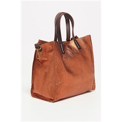 Bolso de piel Coti Marrón