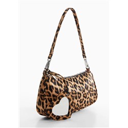 Bolso animal print detalle espejo -  Mujer | MANGO OUTLET Melilla