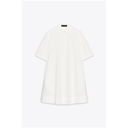 ZW COLLECTION POPLIN SHORT DRESS