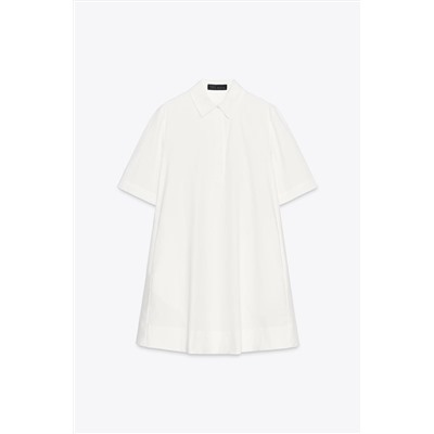 ZW COLLECTION POPLIN SHORT DRESS