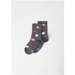 Kurze Socken mit Punktemuster für Kinder