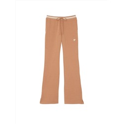 PINK Ivy Fleece Split-Hem Flare Sweatpants